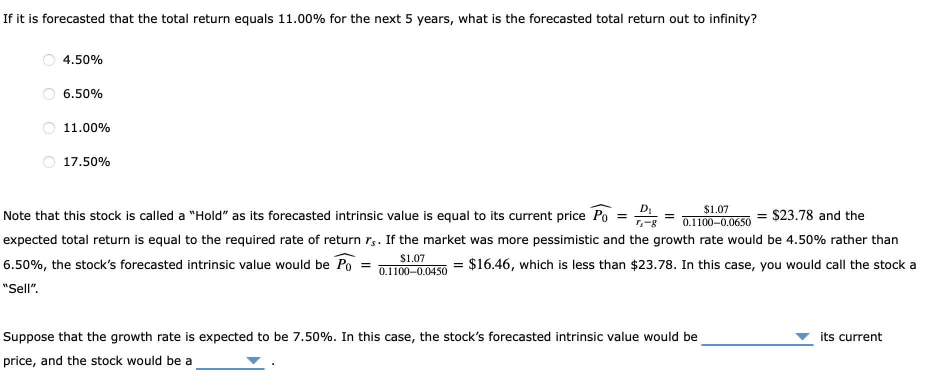 of each of the dividends at the end of each period. PLEASE