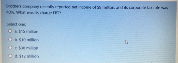 assets equal current liabilities O d. Current assets are equal one You