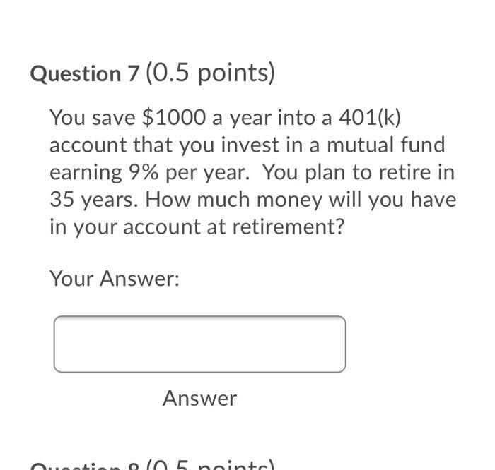 You plan to deposit $275 each month into an IRA earning 0.90%