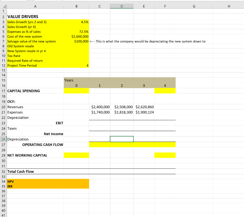 excel table provided in the second picture to answer the question. I