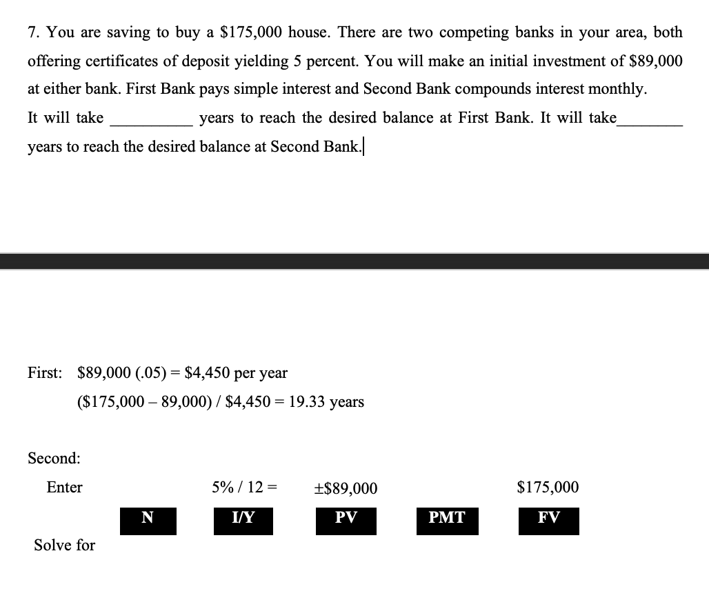  Please show work for thumbs up 7. You are saving to