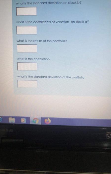 .6 what is the return of stock a what is the return