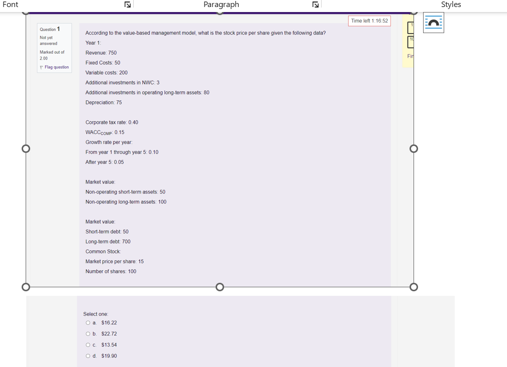 Can you please provide the explanation, formula and correct answer for the