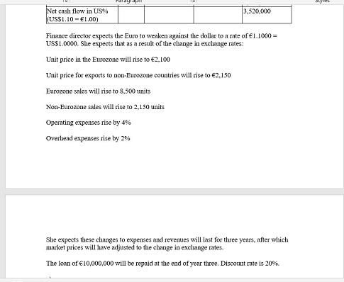 CASH FLOWS NUMBERS WHICH IS GIVEN IN THE LAST TABLE. I hive