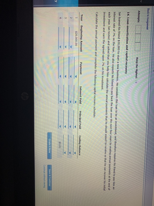 fill in the blanks based on info Back to Assignment Attempts: keep