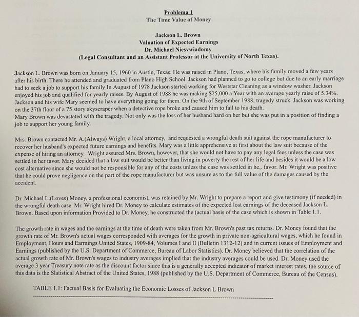Electronic Sheet- Problem 1-21. The time Value Money 2. Smitty's New Home