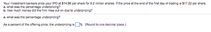 using an auction IPO. The firm has received the following bids: Price