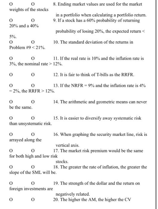 If a stock grows from $100 to $120 in one year, the