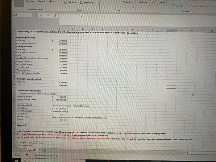  Prev Layout Views Gridlines Headings Selection Window AR Pane Windo Workbook