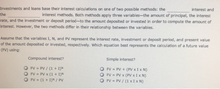 and a value corresponds to the amount of interest earned during the