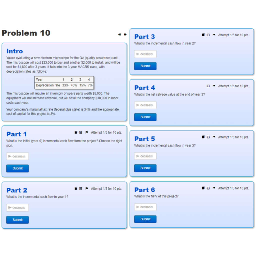 Problem 10 B Attempt 1/5 for 10 pts. Part 3 What