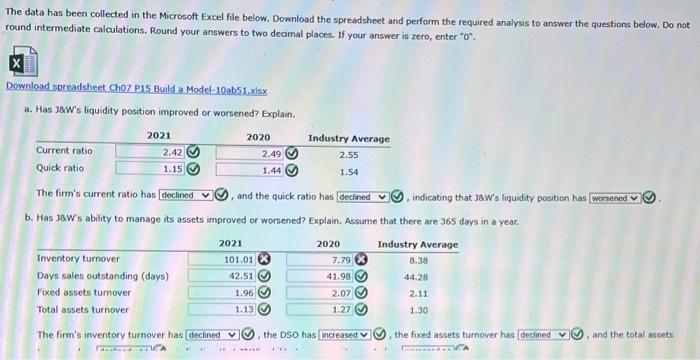 here. Joshua White Technology: December 31 Balance Sheets (Thousands of Dollars) 2021