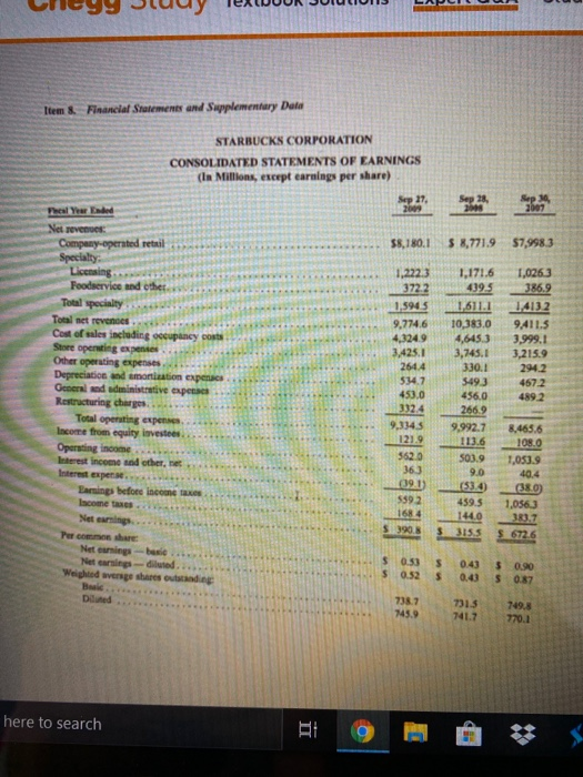 1. By using the financial statements provided, calculate ratios in... Edit question