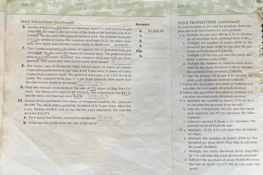 and the instruction is on the said of each pages from 1