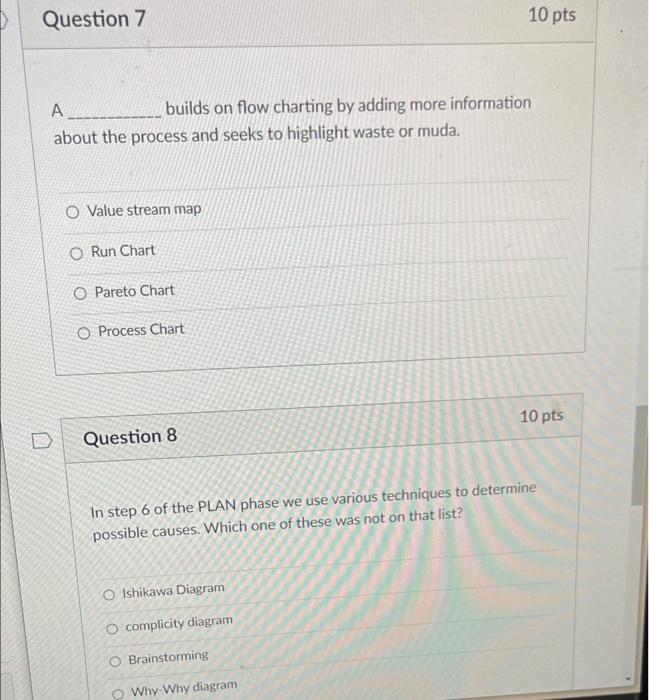 improvement process. O Permanenet, inexpensive O Potential, inexepesive O Permanent, integral O