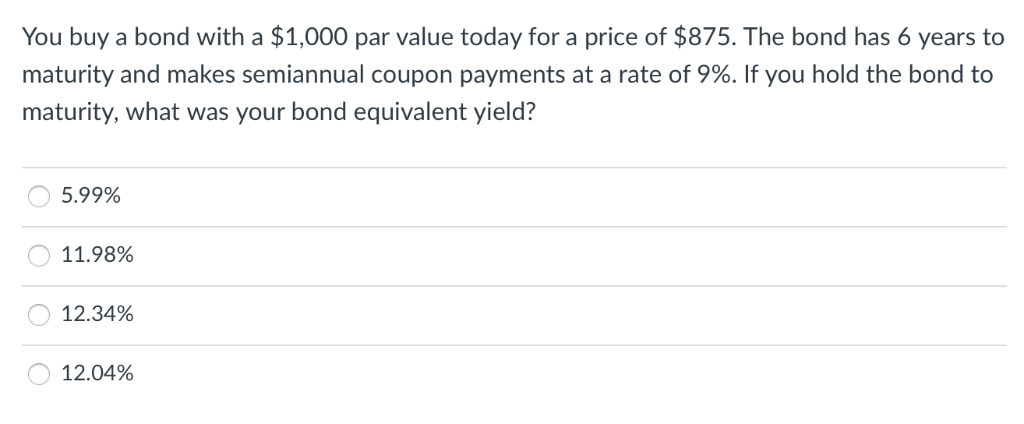  How do I solve this without excel? You buy a bond
