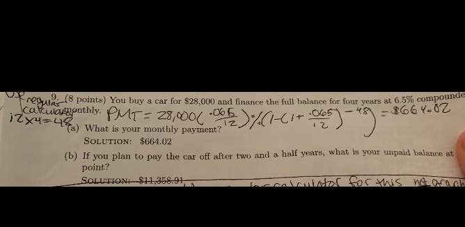  I need part b the answer is $11,38.91 PLEASE do NOT