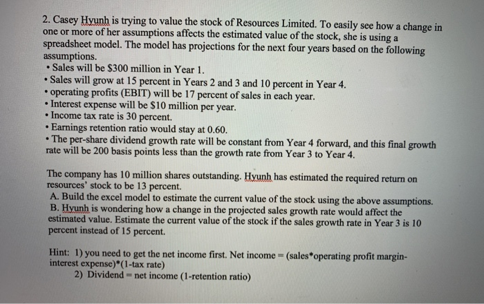  it needs ti be dine in excel and i need to