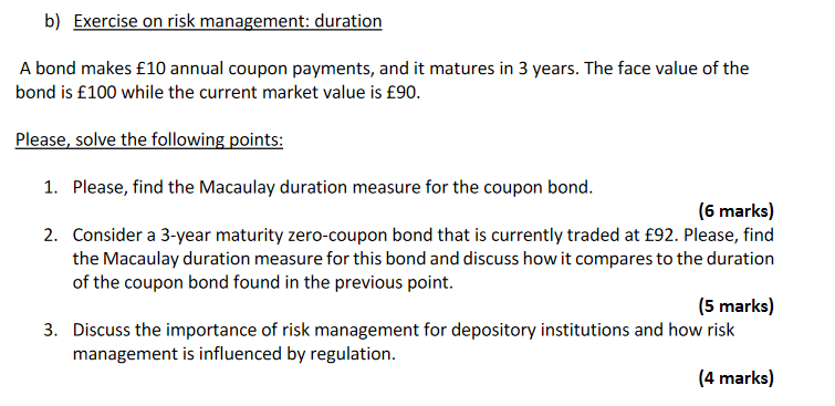 Please answer question 1, 2 and 3 Thanks very much b)