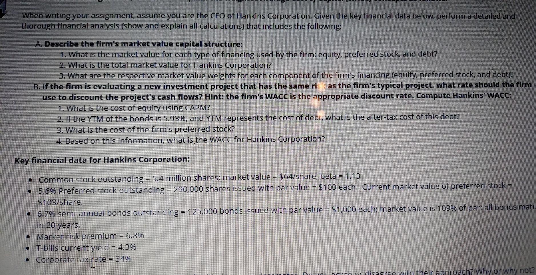  Answer question B1 and B2 please When writing your assignment assume