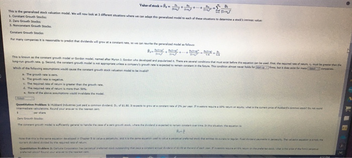  Valu sock - This is the generated a valuation model. We