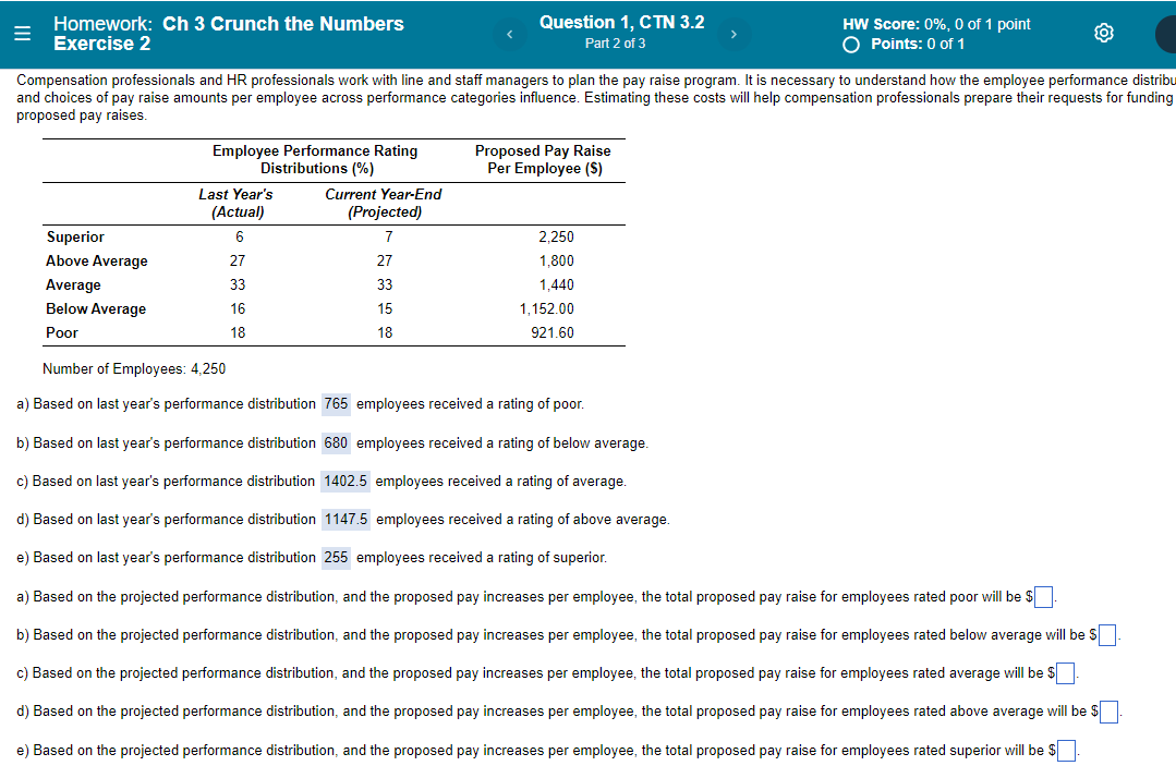 Homework: Ch 3 Crunch the Numbers Exercise 2 Question 1, CTN