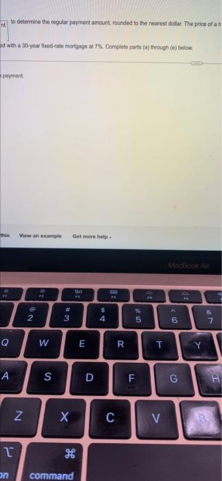 r -nt cost of the home is financed with a 30-year fixed-rate