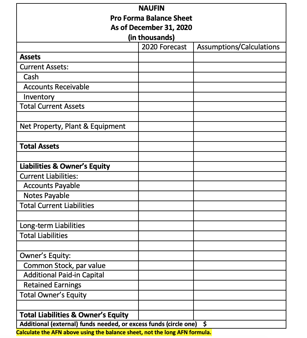 for projections. Round to the nearest whole number (no decimals). Projections for
