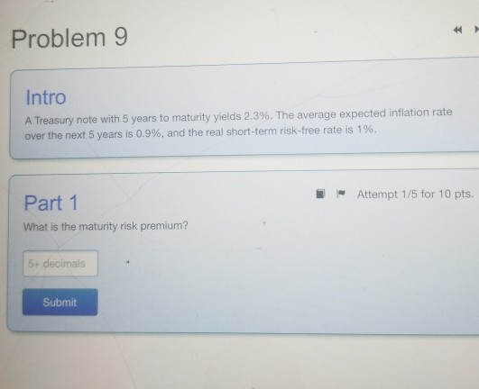 1% Attempt 1/5 for 10 pts. Part 1 What is the approximate