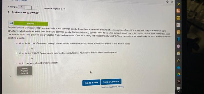 please answer A, B, and C please OX Attempts 0 5. Problem
