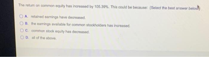 Total asset turnover Debt ratio Times interest earned ratio Gross profit margin