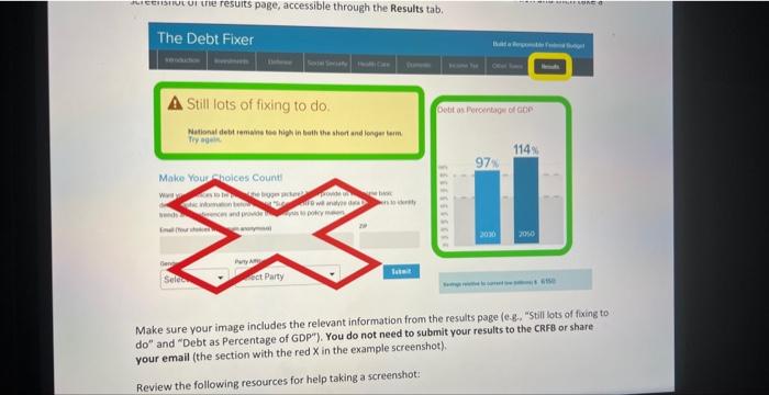 page leg." "Still lots of fixing to do" and "Debt as Percentage