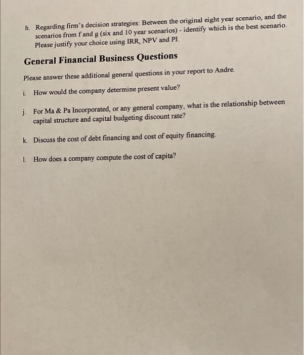 another manufacturing plant. They currently have only one manufacturing plant in Wauwatosa,