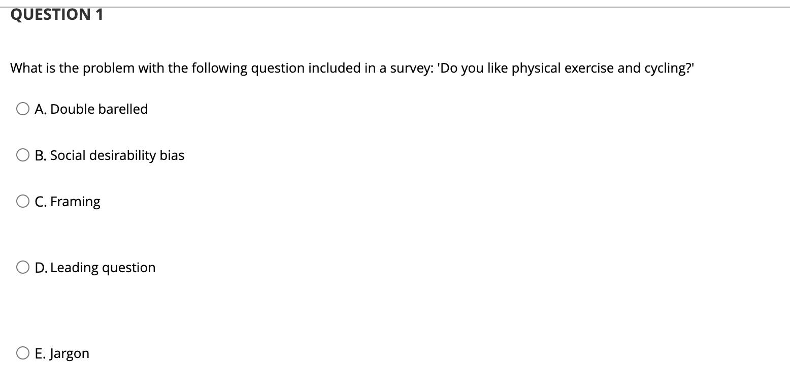 please answe thesde QUESTION 1 What is the problem with the following