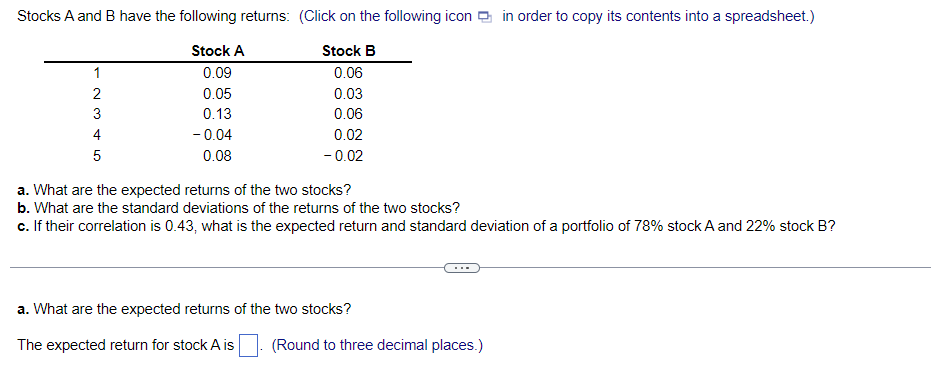 Please help on parts A through C please, will give good rating!