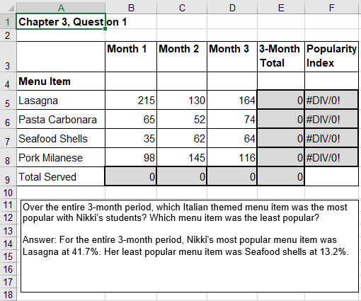Hello, could you please help me with my Excel assignment. Thank you