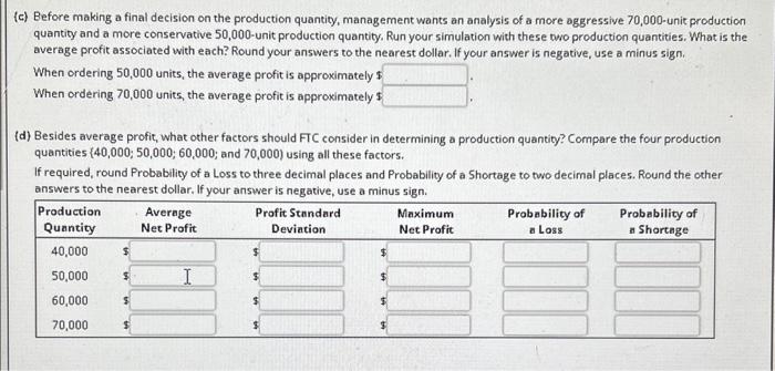 In preparing for the upcoming holiday season, Fresh Toy Company (FTC) designed.a