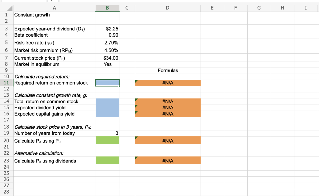 Online Structured Activity: Constant growth You are considering an investment in Justus