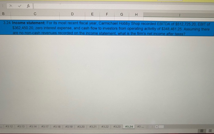 Electronics referred to in problem 3.5 is all book value. Suppose marking-to-market