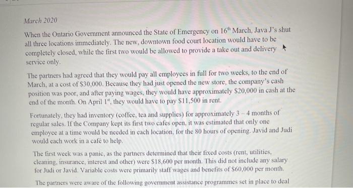 and Javid had been watching the spread of the COVID-19 coronavirus from