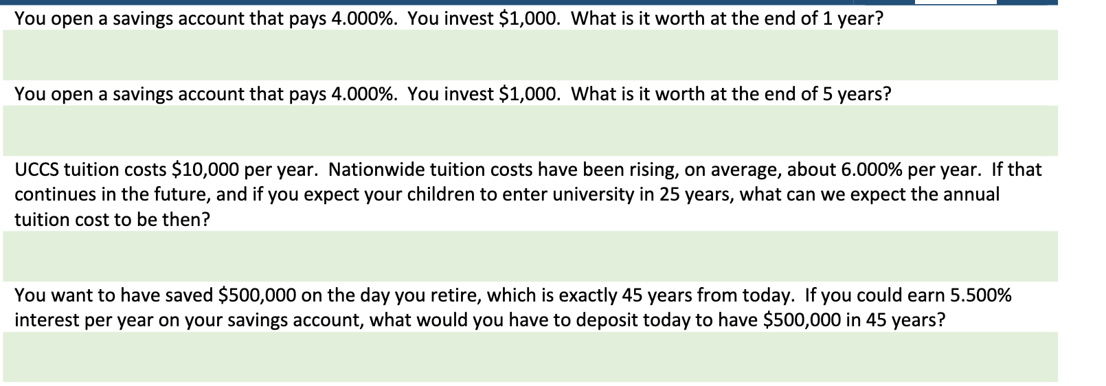 of precision in your calculator display; now it matters. ii. If the