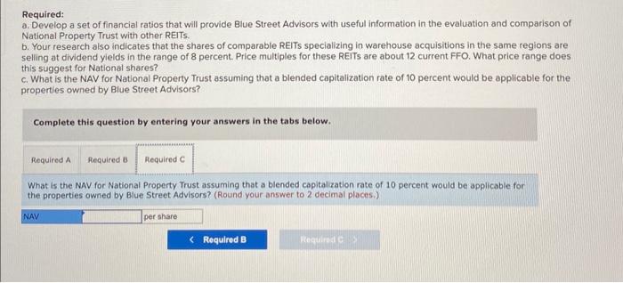 This REIT specializes in the acquisition and management of warehouses. Your firm,