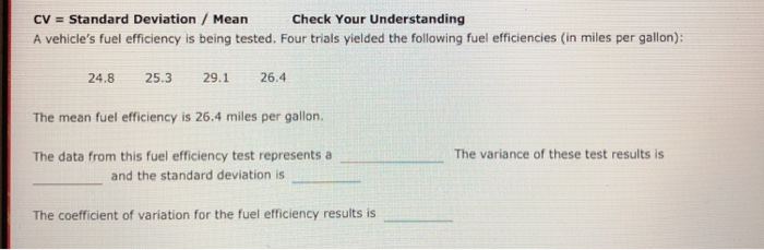 unit of variance is the square of the units being observed which