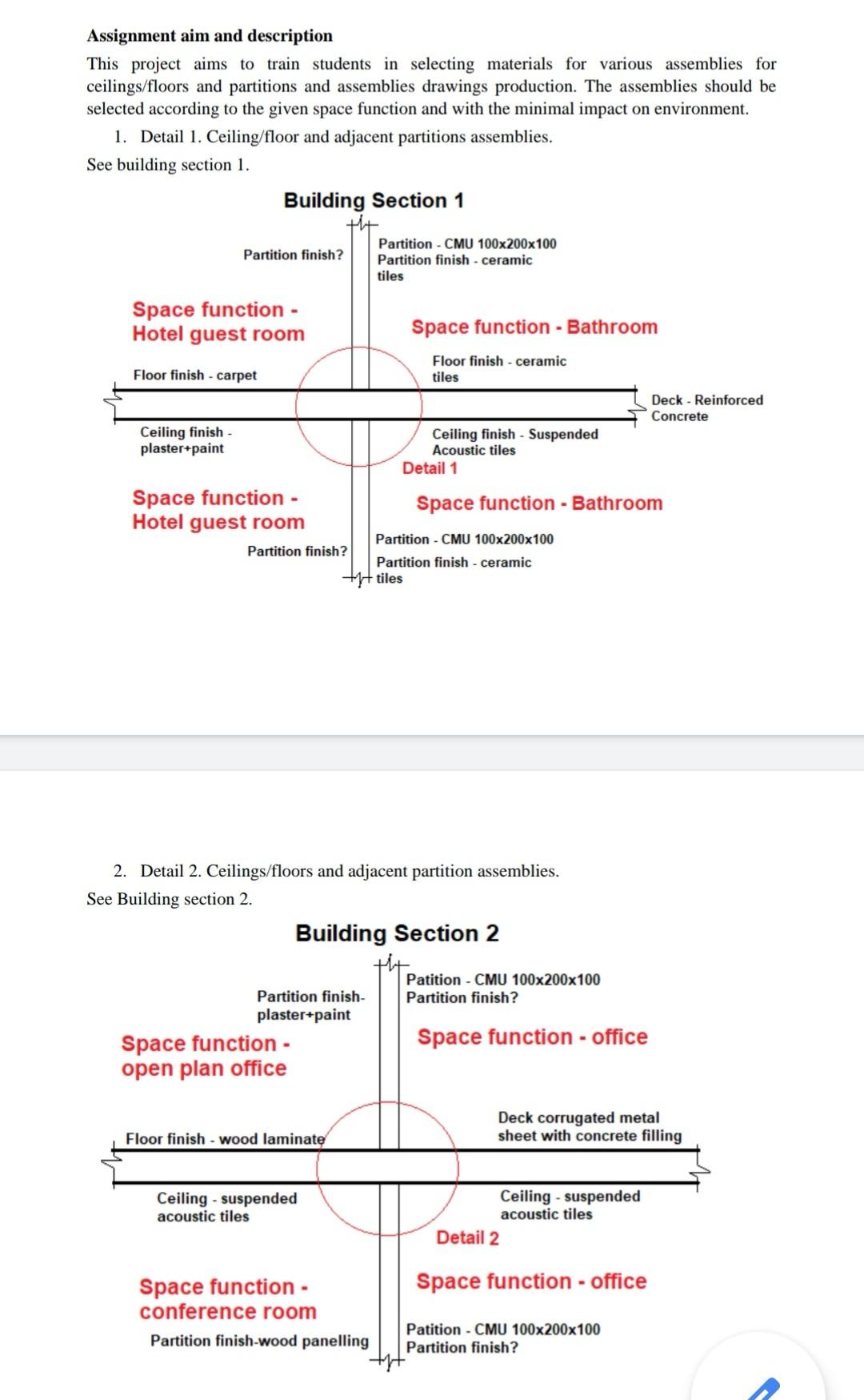  please do it with autocad autocad drawing, architecture Assignment aim and