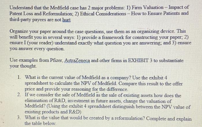  Understand that the Medfield case has 2 major problems: 1) Fimm