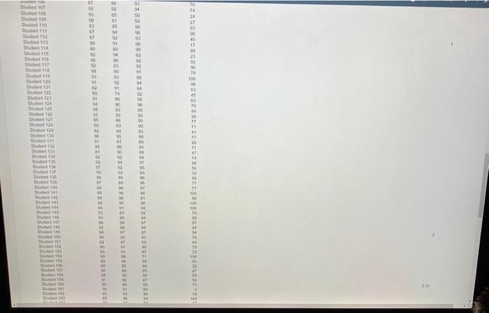 account for in the calculation. Exams are worth 80% of the grade.