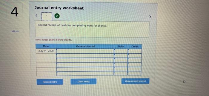 Equipment rental expense Advertising expense pet food expense Totals 201 Debit Credit