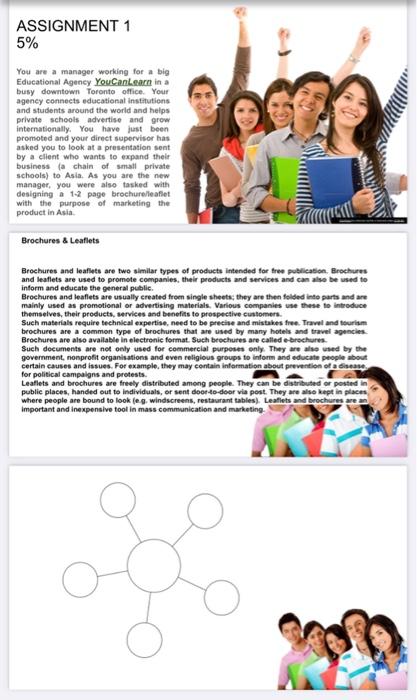  ASSIGNMENT 1 5% You are a manager working for a big