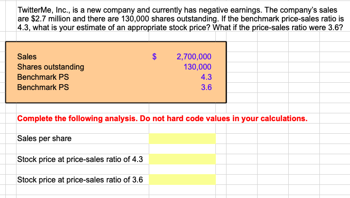 THE FORMULA, THE FORMULA IS WHERE THE YELLOW HIGHLIGHTS ARE: #1) #2):