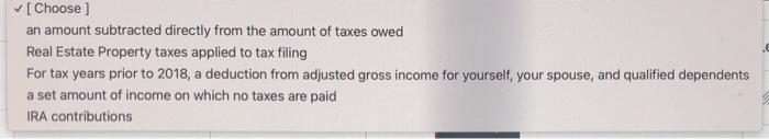Itemized deduction [ Choose ] Standard Deduction [Choose ] > Above the